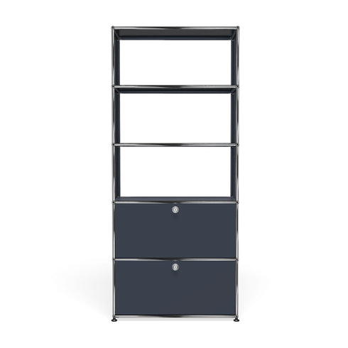 USM Shelf With 3 Compartments & 2 Falling Boards